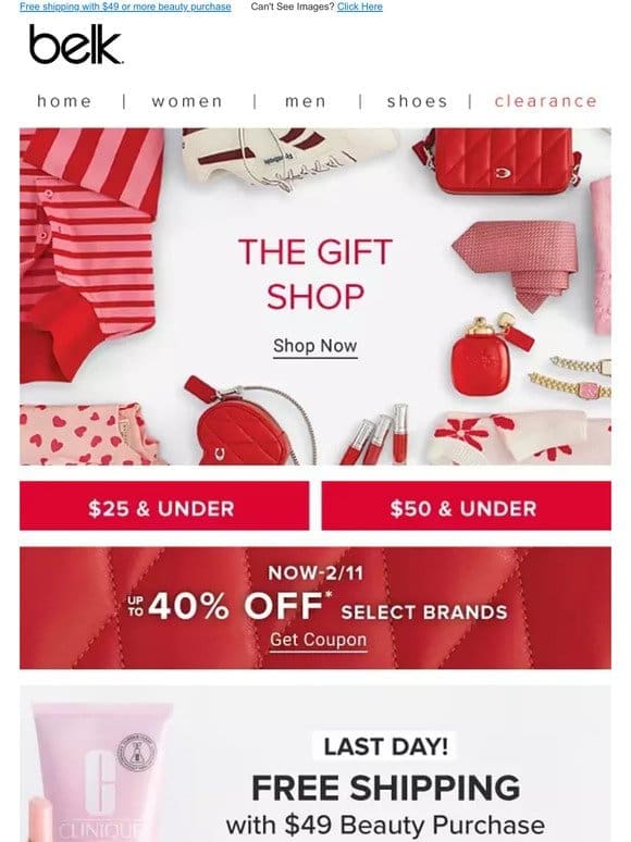 Valentine’s gifts under $50   Shop now and save!