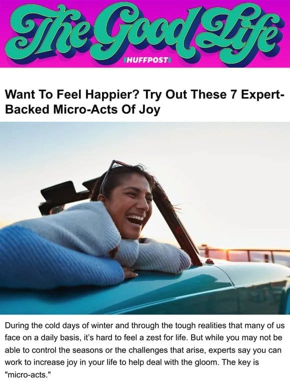 Want to feel happier? Try out these 7 expert-backed micro-acts of joy