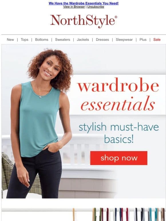 Wardrobe Essentials ~ Stylish Must-Have Basics ~ Shop Now!