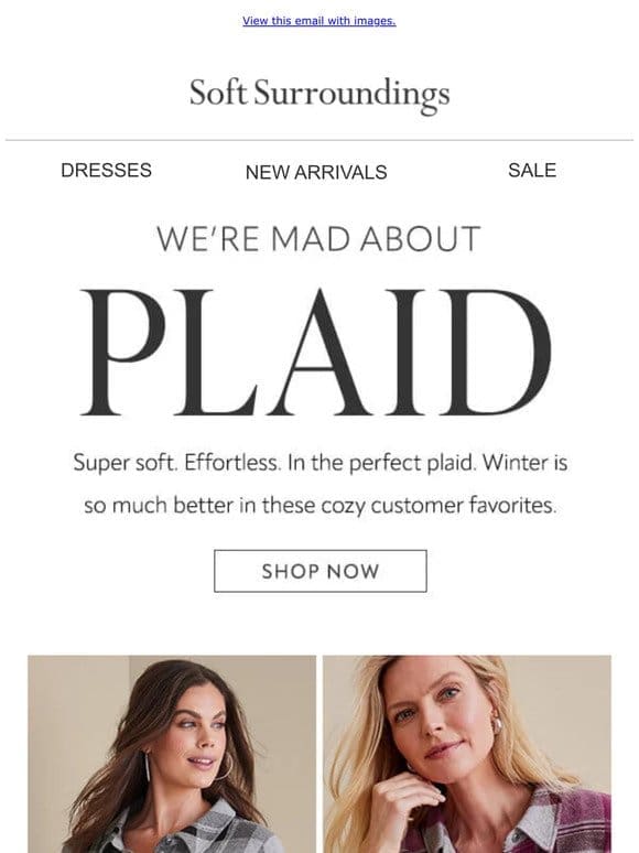 Warm Up to Mad About Plaid.