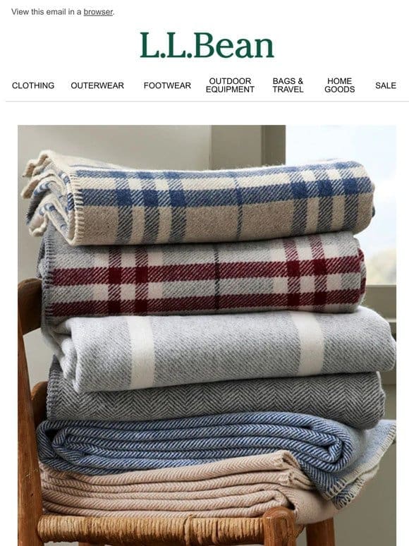 Warm， Washable Wool Blankets