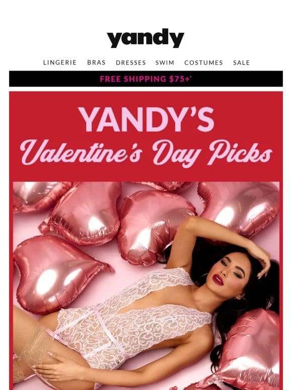 We Chose These For You   Our V-Day Lingerie Staff Picks