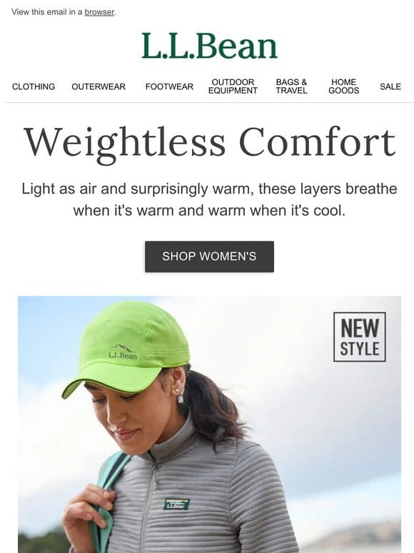 Weightless Layers for Active Comfort