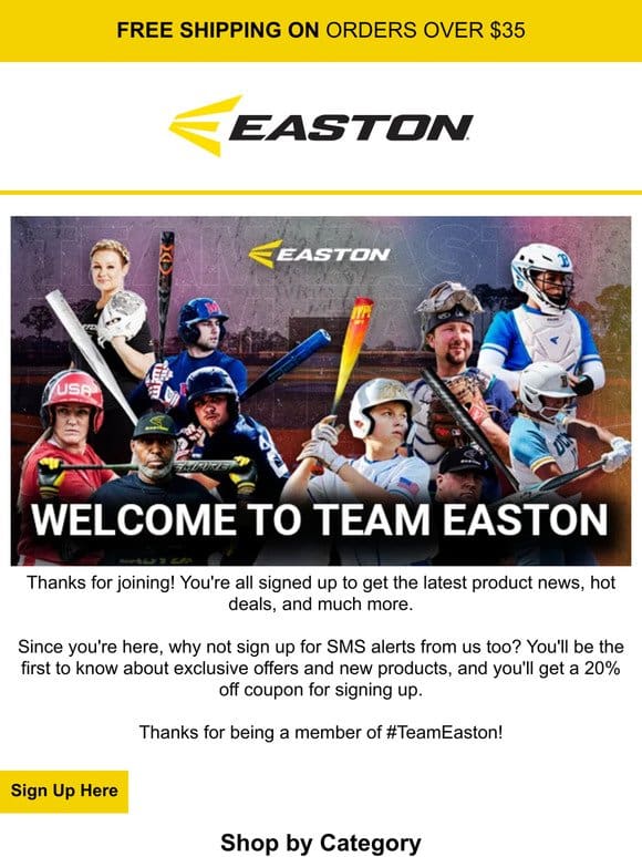 Welcome to #TeamEaston!