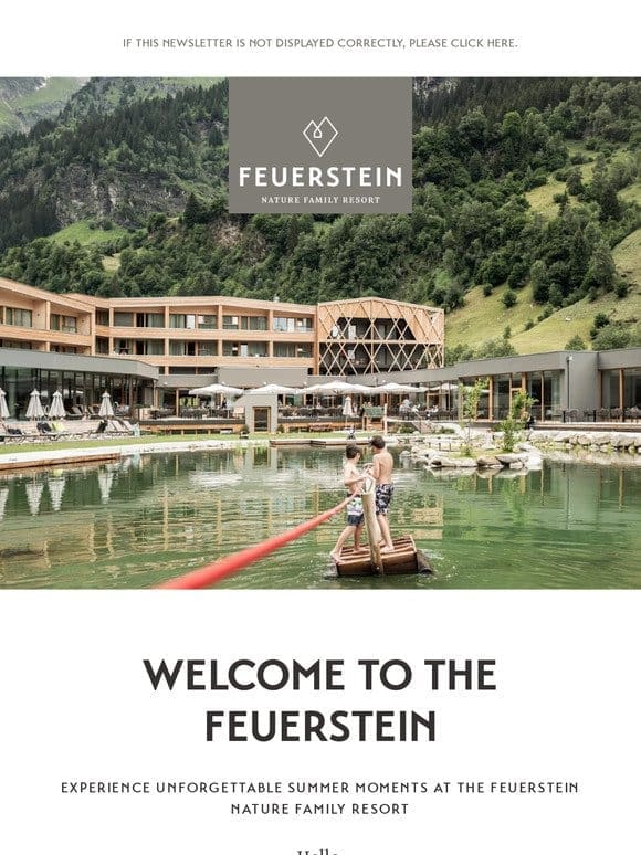 Welcome to the Feuerstein Nature Family Resort