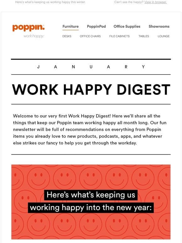 Welcome to the Work Happy Digest