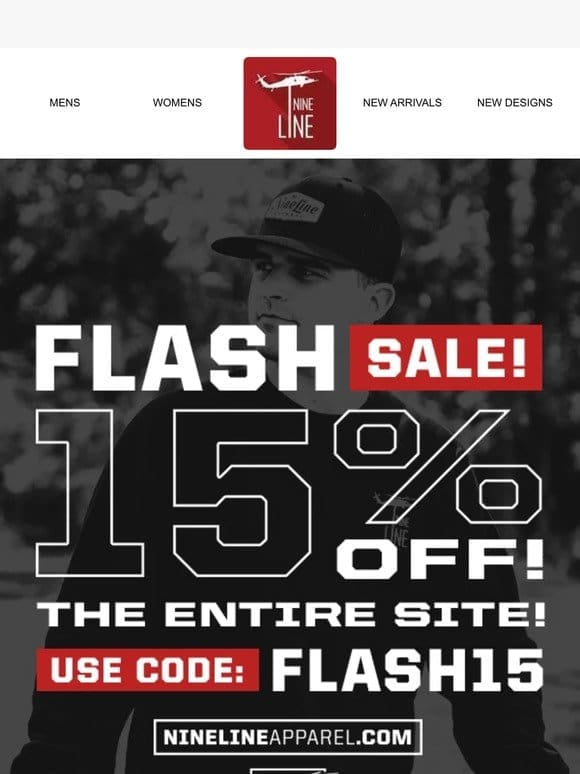 We’re Flashing You…WITH A SALE
