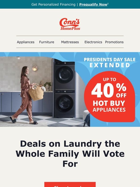 We’re Introducing family-approved laundry deals