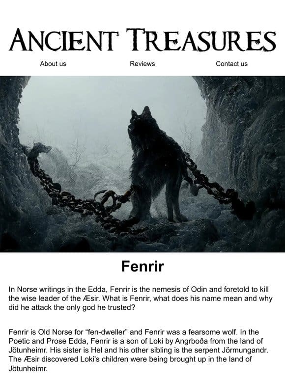 Who is Fenrir? What does his name mean?
