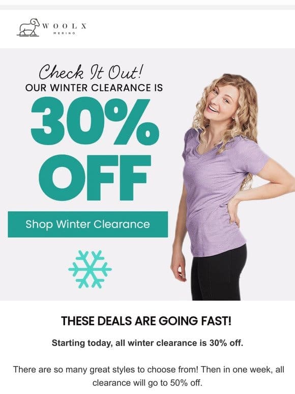 Winter Clearance SALE!! ❄️