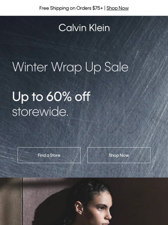 Winter Wrap Up Sale – Up to 60% off Storewide