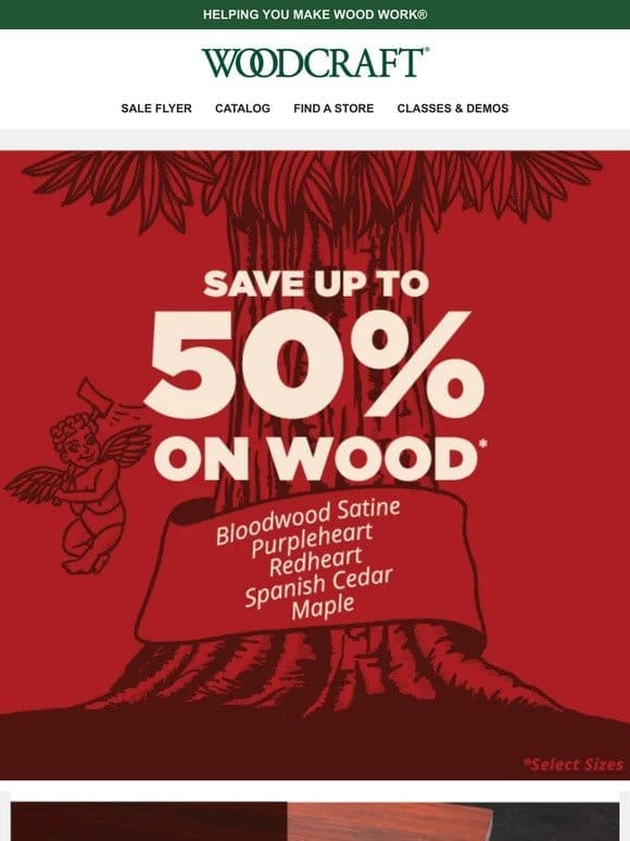 Wood Deals to Love — Up to 50% Off!