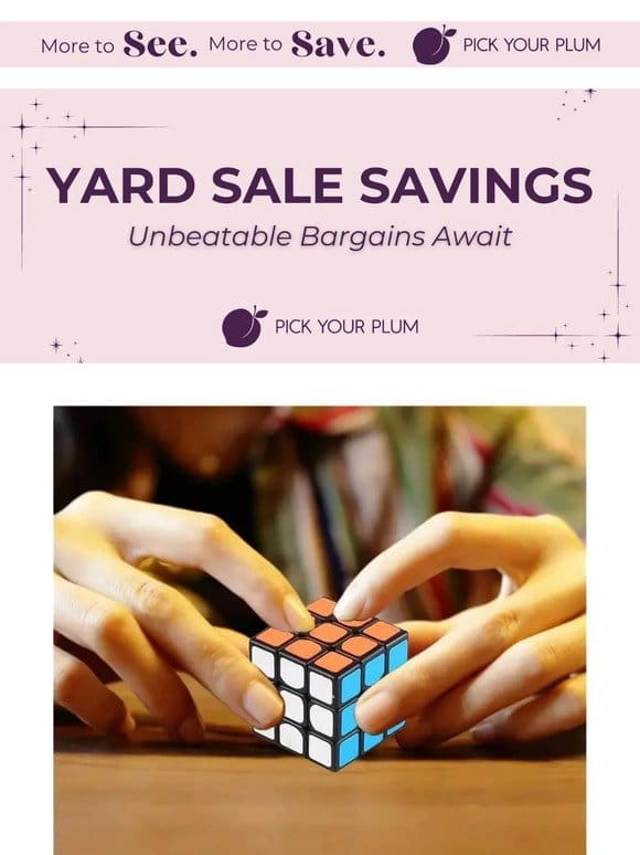 Yard Sale Deals You Can’t Ignore