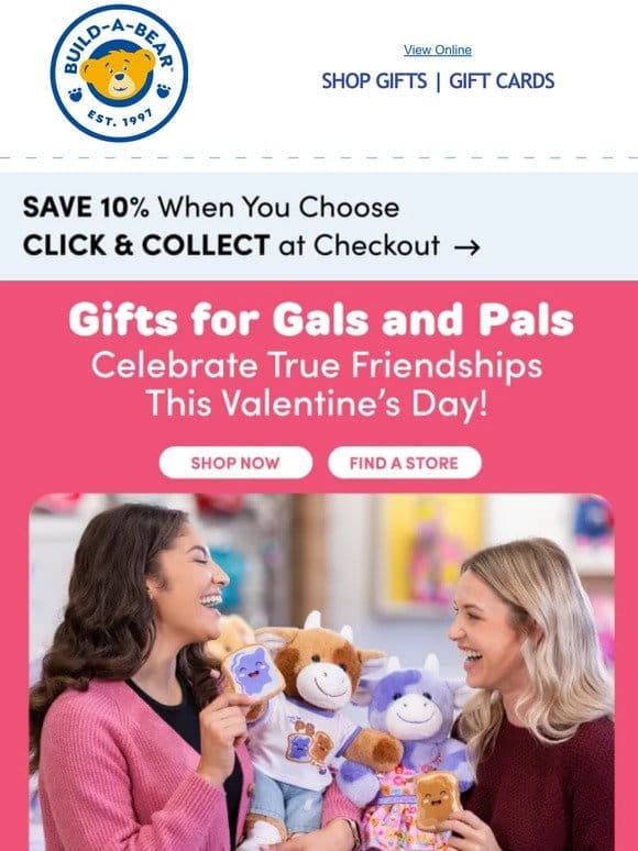 You & Your BFF Need a Build-A-Bear Outing!