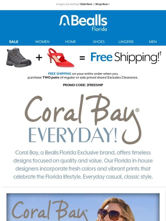 Your Coral Bay faves are on SALE….