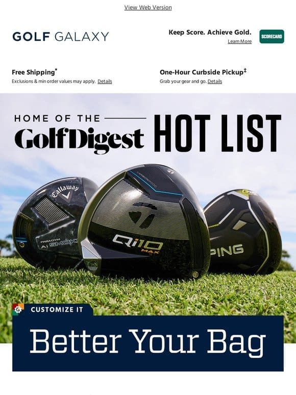 Your Home of the Hot List Drivers ­