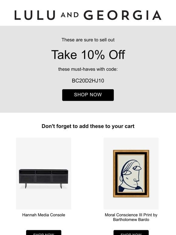 Your recently viewed items are 10% OFF