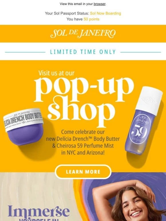 You’re invited to our NEW pop-up shops  ️