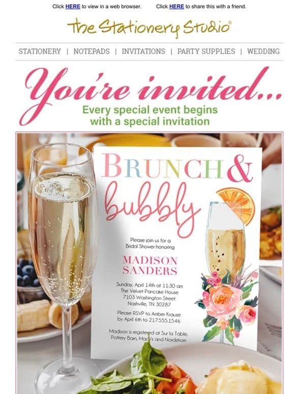 You’re invited…