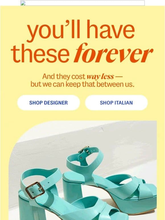 designer *and* made in italy