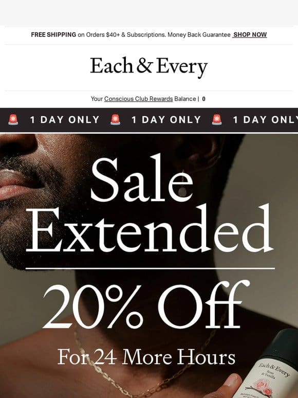 friends & family sale EXTENDED