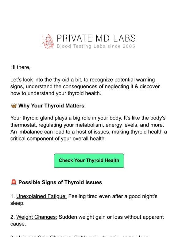 it’s your thyroid