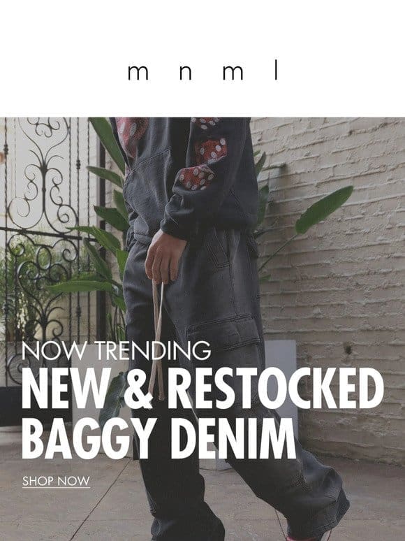 our Baggy Denim collection is bigger than ever