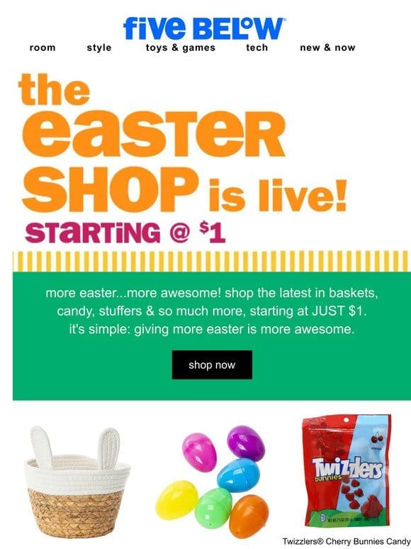the easter shop is now open!