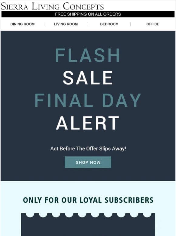 ⏰ Hurry! Flash Sale Ends Today – Grab Your Savings Now!