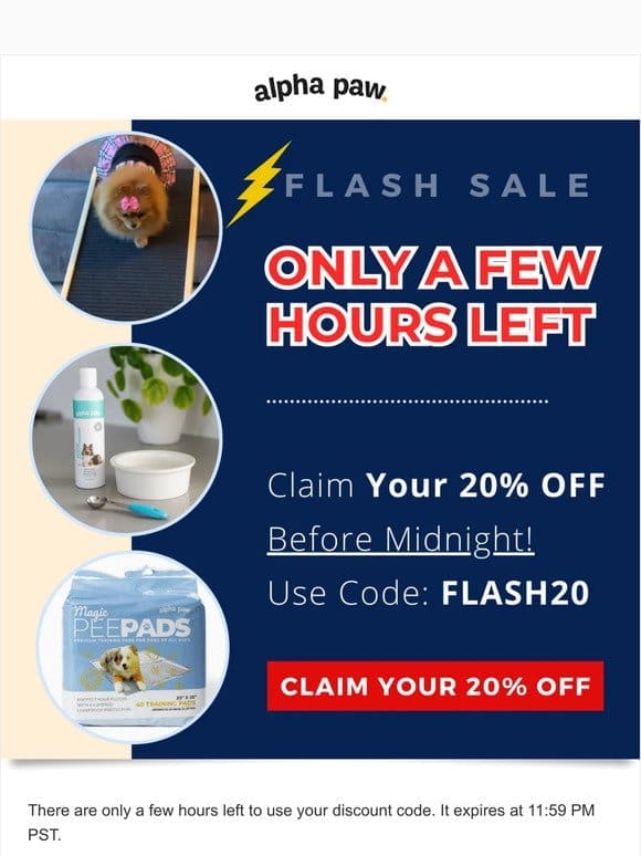 ⏰ Hurry! Flash Sale Ends at Midnight!