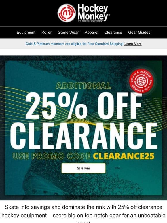 ⏰ Last Call for Savings! Final Day to Enjoy 25% Off in our Clearance Sale!