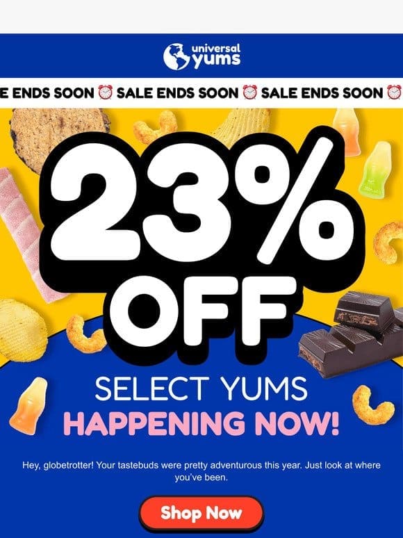⏰ The Yummiest Sale of the Year Ends Soon!