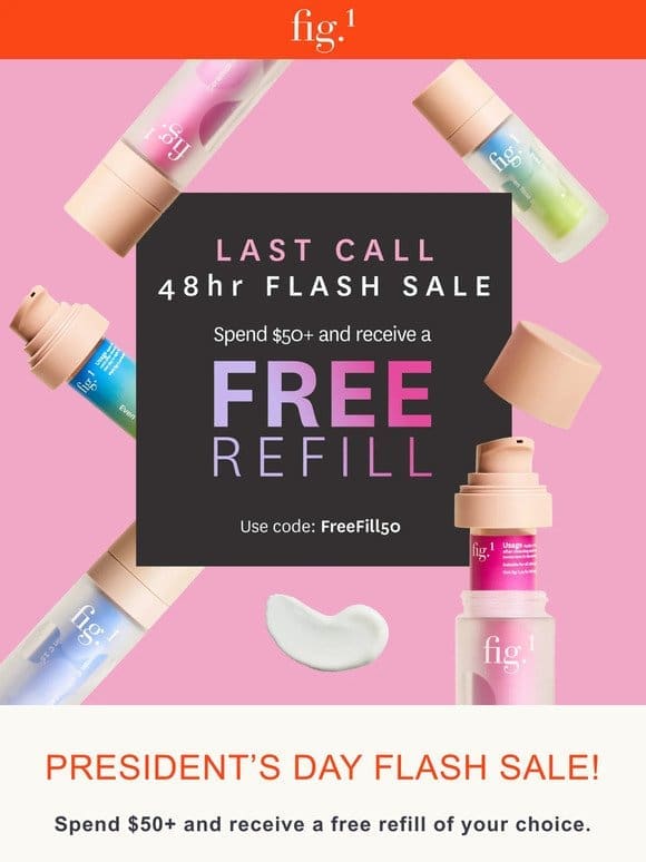 ⏰Ending Soon: Free Refill with Purchase