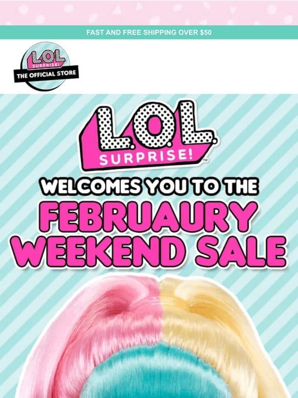 ⏲️ Last Chance! Save 20% on new L.O.L. Dolls!