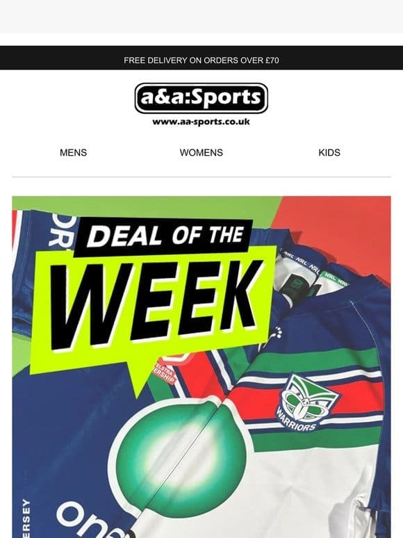 ⚠️ DEAL OF THE WEEK ⚠️ NZ Warriors NRL Jerseys 41% OFF