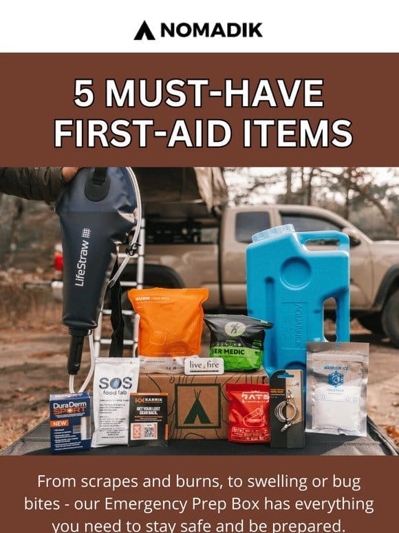⚠️5 Must-Have Items for Emergencies ️