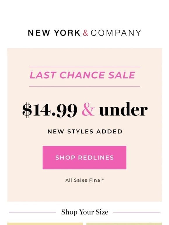 ⚠️The Last Chance Sale $14.99 & UNDER⚠️