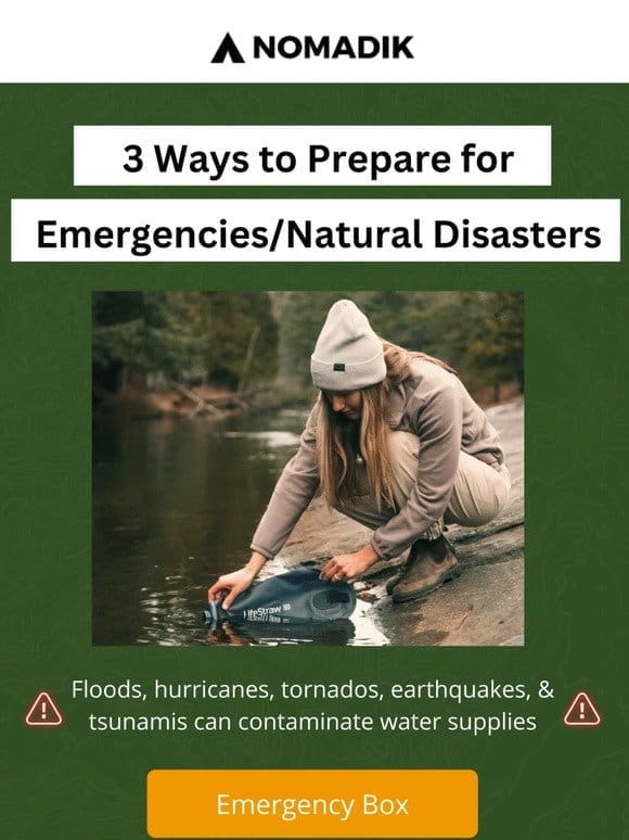 ⚠️These 3 items will keep you prepared ️⛈️