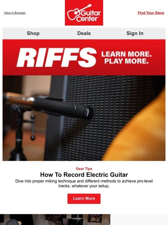 ⚡ Take these tips on recording electric guitar ⚡