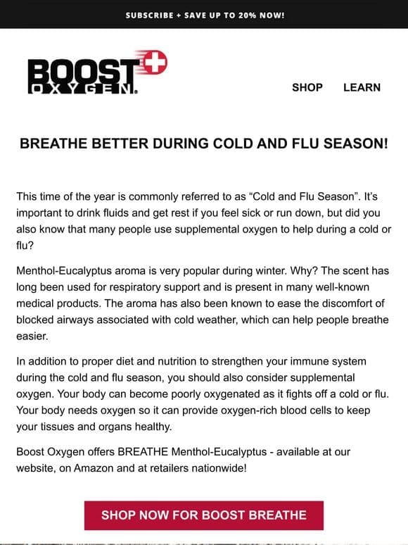 ✅ Breathe BETTER During Cold and Flu Season!