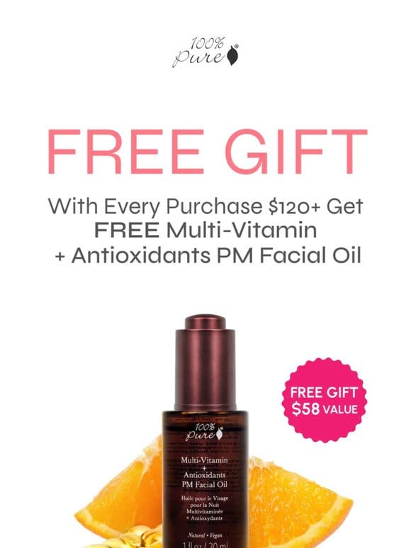 ✨ Today Only! Your PM Facial Oil Gift Awaits! ✨