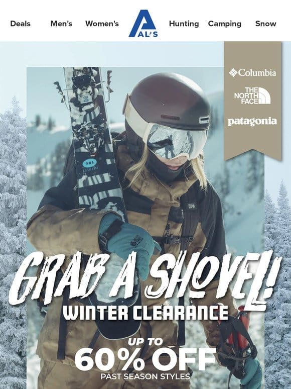 ❄️ WINTER CLEARANCE | UP TO 60% OFF!
