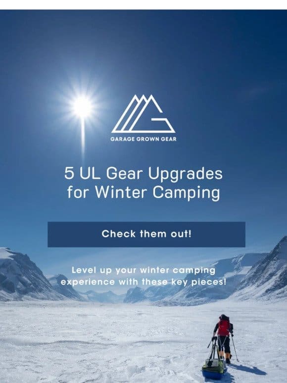 ❄️5 UL Gear Upgrades for Winter Camping!