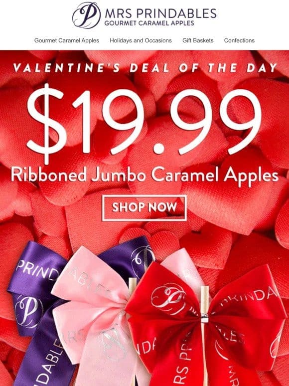 ❤️ Today’s Deal: $19.99 Valentine’s Jumbos ❤️