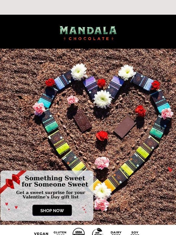❤️Send Love， Health， and Vitality with Mandala Chocolate!