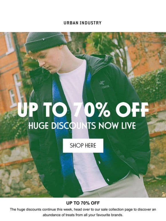 ️ Seasonal Discounts Continue – UP TO 70% OFF – Huge Selection  ️