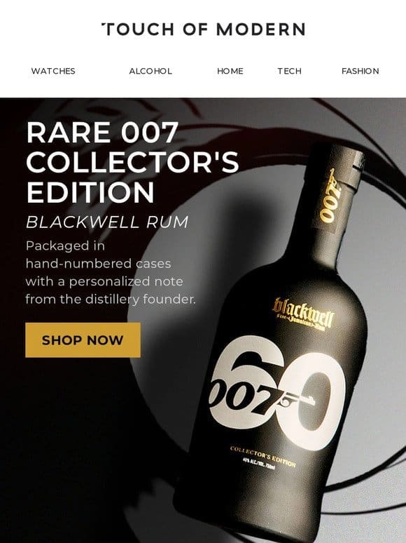 007 Collector’s Edition Rum: Licensed to Chill