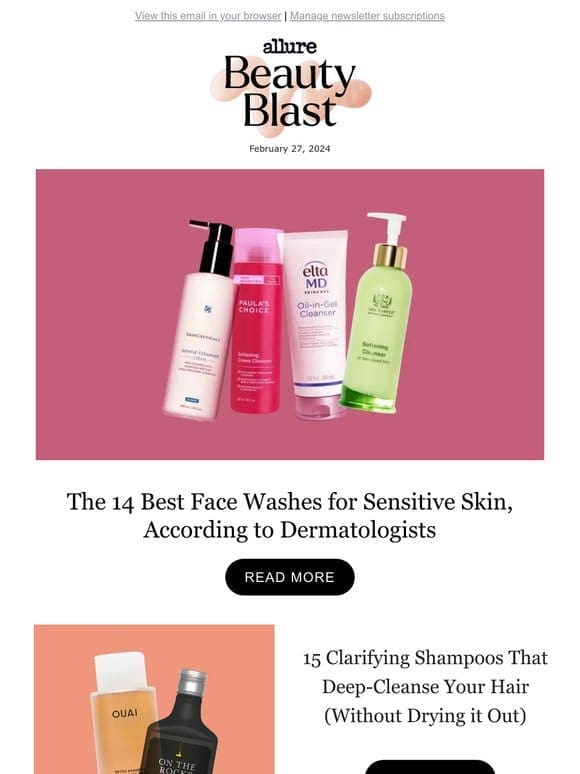 14 Face Washes Dermatologists Recommend for Sensitive Skin