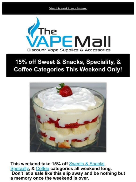 15% or $5 Off All Weekend Long!!!!