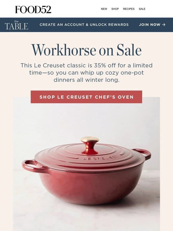 $162 off this Le Creuset classic (in 8 colors!)